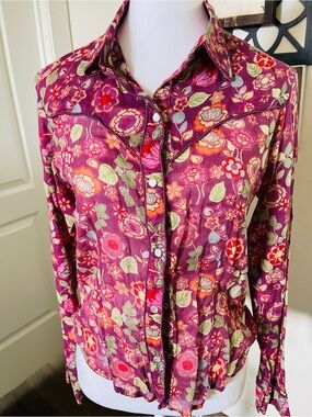 VINTAGE Women’s Angie Rodeo Western Button-Front